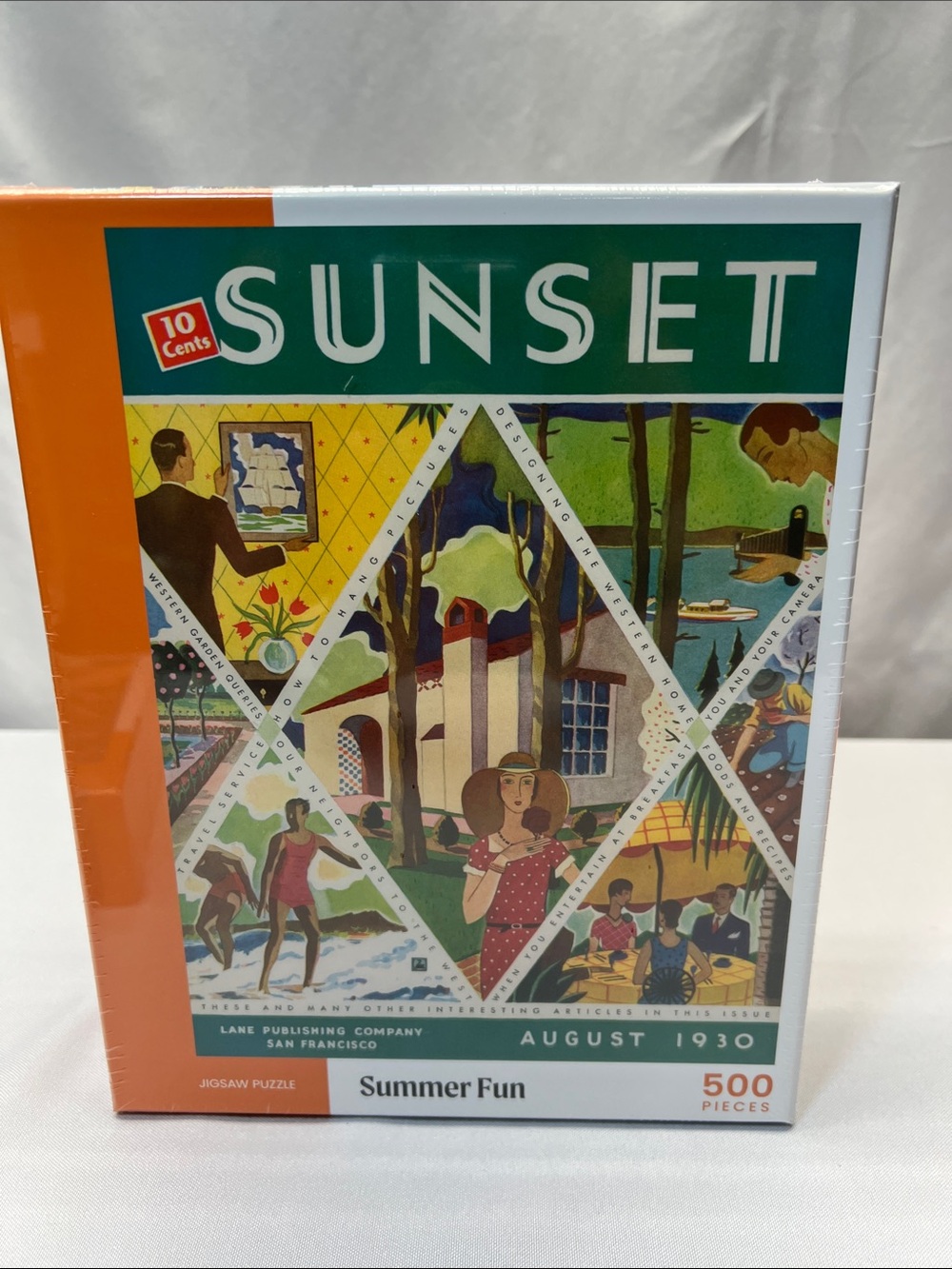 SUNSET 500-Piece Jigsaw Puzzle Set - Water Lilies & Summer Fun. 2 new puzzles - Picture 3 of 5